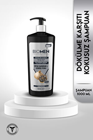 Biomen Professional Siyah Sarımsak&Gümüş İyonu Dökülme Karşıtı Şampuan 1000 ml