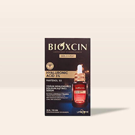 Bioxcin Hyaluronic Acid 3% Yoğun Nemlendirici Dolgunlaştırıcı Serum 30 ml