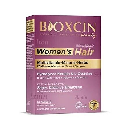 Bioxcin Womens Hair 30 Tablet 8680512632764