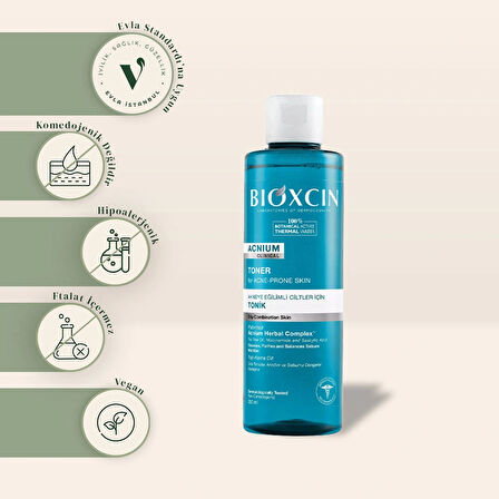 Bİoxcin Acnium Akneye Eğilimli Ciltler için Sıkılaştırıcı Tonik 200 ml