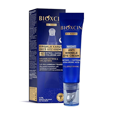 Bioxcin Age Reverse Kırışıklık Karşıtı Gece Göz Kremi 15 ml