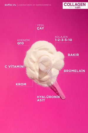 Collagen Beauty Form Powder 300 gr - Tip 1,2,3,5,10 Bromelain, Yeşil Çay, Krom, Hyalüronik Asit, Q10