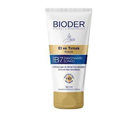 Bioder El ve Tırnak Kremi 50 ml