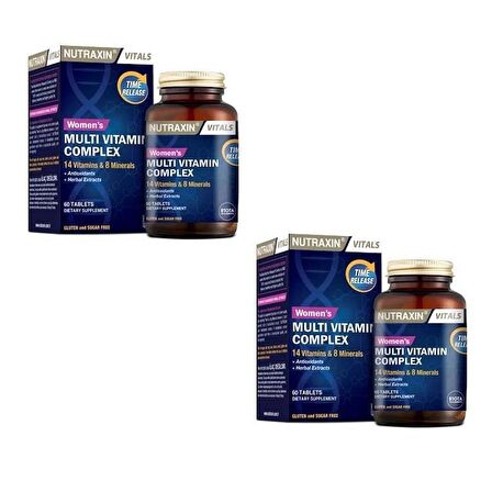 Nutraxin Multivitamin Kadın 120 Tablet - 2.si % 50 İndirimli