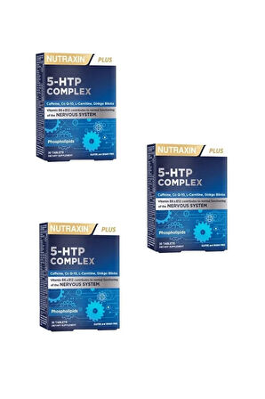 Nutraxin 5-HTP Complex Takviye Edici Gıda 30 Tablet x3 Adet
