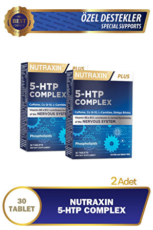 5-HTP Complex Takviye Edici Gıda 30 Tablet x2 Adet