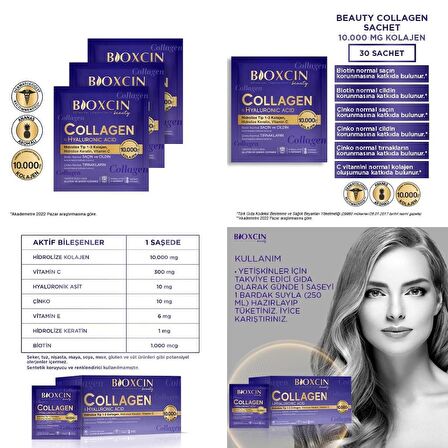 Bioxcin Collagen Hyaluronic Acid Hidrolize Tip 1-3 Kolajen 90 Saşe