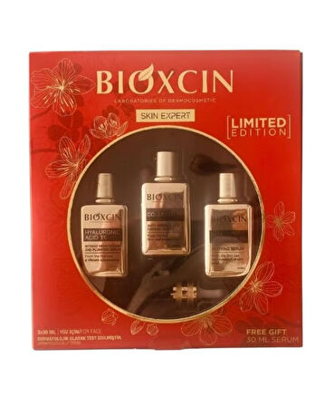 Bioxcin Skin Expert Cildiniz İçin Üçlü Bakım Rutini Canlandırcı 30 ml + Sıkılaştırıcı 30 ml + Nemlendirici 30 ml