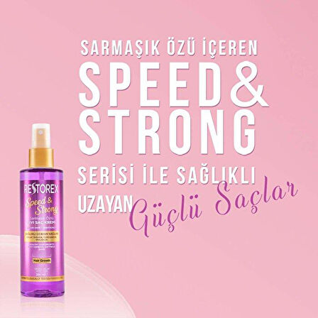 Restorex Sıvı Saç Kremi 200 Ml + 200 Ml Sarmaşık Özlü Yumuşaklık ve Parlaklık Kolay Tarama