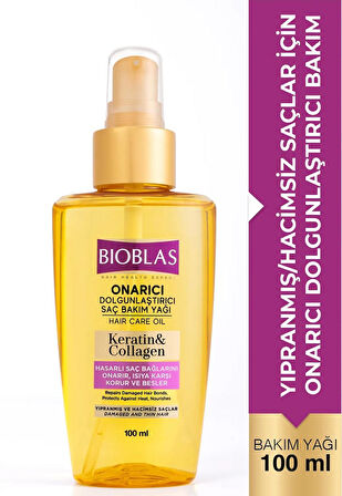 Bıoblas Serum Onarıcı Dolgunlaştırıcı Bakım Yağı 100 Ml