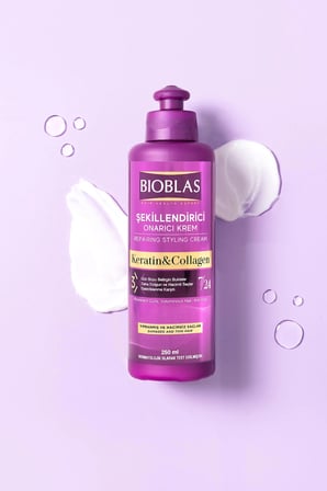 Bıoblas Şekillendirici Onarıcı Krem Keratin Collagen 250 Ml Yeni Ambalaj