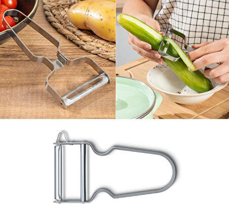 Porsima 16563-10 Paslanmaz Meyve Sebze Soyacağı Dilimleyici