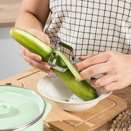 Porsima 16563-10 Paslanmaz Meyve Sebze Soyacağı Dilimleyici