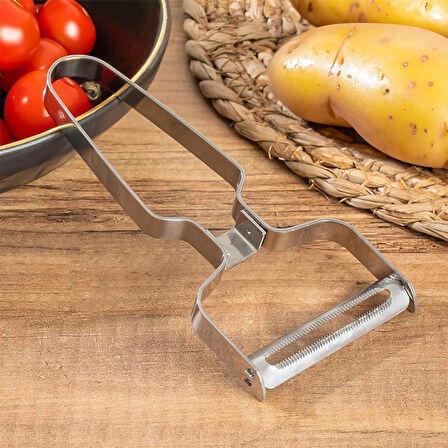 Porsima 16563-10 Paslanmaz Meyve Sebze Soyacağı Dilimleyici