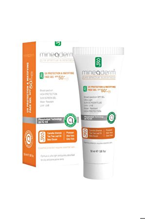 Mineaderm Uv Protection&Matifying Face Gel SPF50+ 50 ml 8680525350792