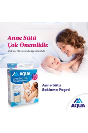 Aqua Süt Saklama Poşedi 25 li