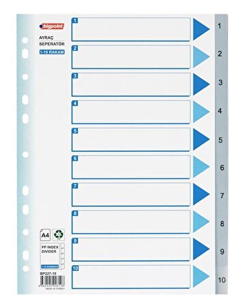 Bigpoint Ayraç Seperatör BP227 10 Rakamlı 