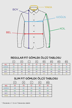 Beyaz Slim Fit Dar Kalıp Klasik Yaka Düz Uzun Kollu Cepsiz Pamuklu Gömlek