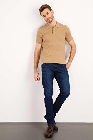 ERKEK VİZON MODERNFİT / DAR KALIP POLO YAKA TİŞÖRT