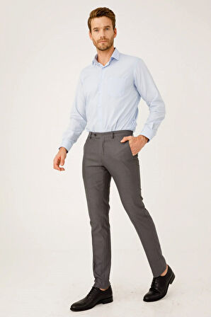 Erkek Duman Regularfit / Rahat Kalıp  Pantolon