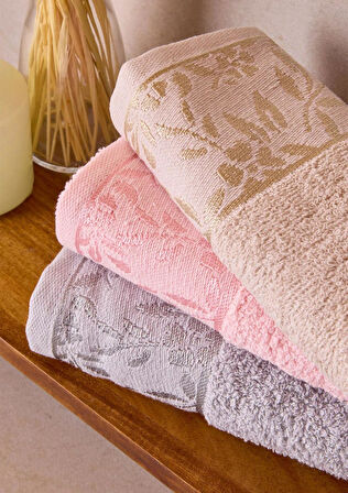 Premium 3'lü 30x50 cm El, Yüz ve Mutfak Havlu Seti