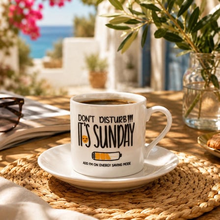 Porsima 08 Porselen 12 Parça Türk Kahve Fincan Takımı 90ml