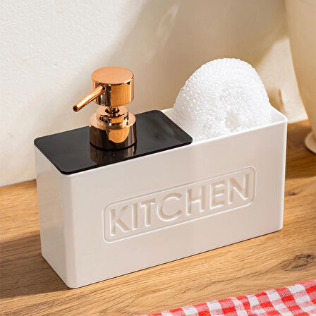 Perotti 13195 Kitchen Antra Sıvı Sabunluk Beyaz