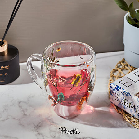Perotti Double Flower Cidarlı Kupa 350 ml