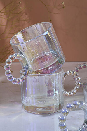 Perotti Cam Kahve Takımı 6 Lı Ringo Line Luster 100 Ml 15913