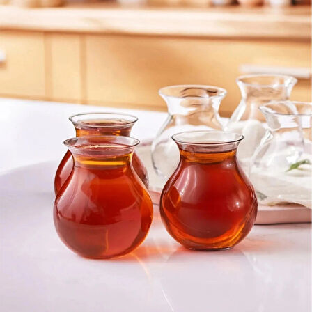 Perotti Mercan 6'lı Borosilikat 200 Ml Çay Bardağı Keyf-i Ala