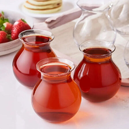 Perotti Mercan 6'lı Borosilikat 200 Ml Çay Bardağı Keyf-i Ala