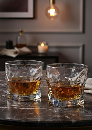 Piero Fume Cam Bardak - 2li Set, 200 ML