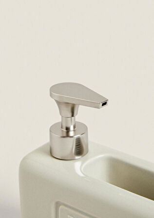 Ashley Grey Porselen Sıvı Sabunluk 750 ml