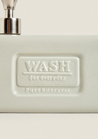 Ashley Grey Porselen Sıvı Sabunluk 750 ml