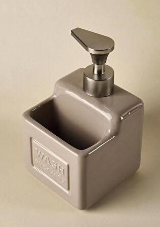 Ashton Taupe Porselen Sıvı Sabunluk 500 ml