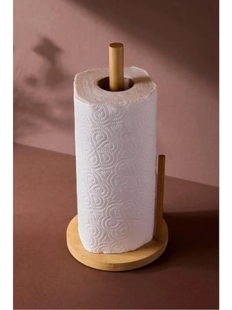 Perotti Bambu Yuvarlak Kağıt Havluluk 14 cm Pratik Kullanım Ergonomik Mutfak Havluluğu