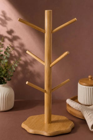 Perotti Bamboo Çiçek Desenli Bardak Askılığı