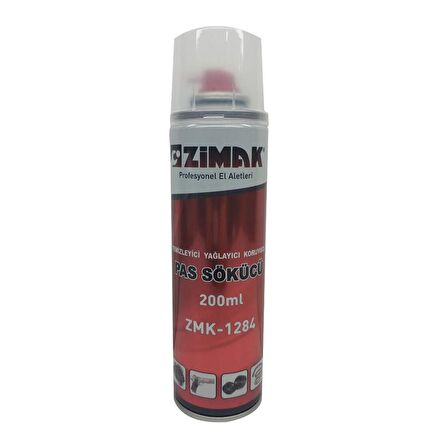 Pas Sökücü Yağlayıcı Sprey 200 ml Zimak ZMK-1284