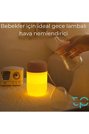 Hava Nemlendirici Usb 330ml Ultrasonik Hava Nemlendirici Aroma Difüzörü H2o Tp-1004