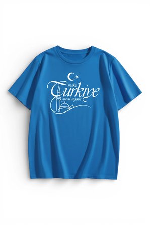 Unisex Make Türkiye Great Again Baskılı Tasarım Tshirt