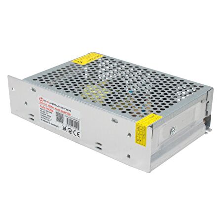 POWERMASTER PM-14056 12 VOLT - 10 AMPER - 120 WATT METAL KASA ADAPTÖR