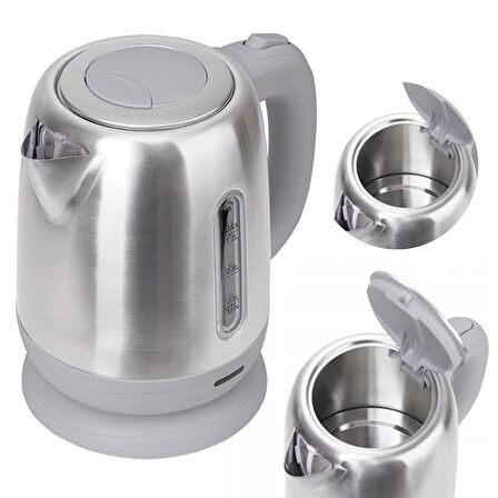 Crown CRW-7211 1800W 1.8 Litre Lüks Çelik Su Isıtıcı Kettle İnox