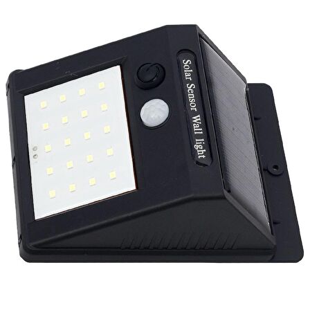 STARMAX SM-8006 SOLAR SENSÖRLÜ DUVAR TİPİ 20 LEDLİ APLİK