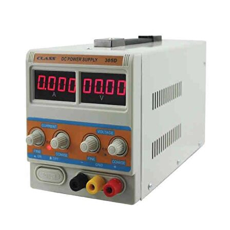 CLASS 305D 0-30Volt 0-5Amper Ayarlı Güç Kaynağı