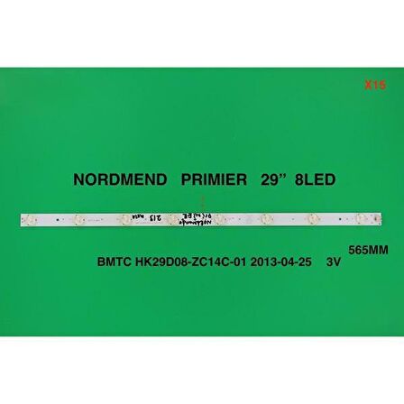 Class LD-NOR 608 BMTC HK29D08-ZC14C-01 Tv Ledi 56.5cm 8 LED=LCD328=SET-2078=LED213=35248=GEN-231=Adet Olarak Satılır--V290BJ1-XC01, SANYO LE74S14HM, LE74N9HM