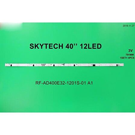 Class LD-SKY 804 RF-AD400E32-1201S-01 A1, 180.W00-401803H 79.1cm 12 LED 40" Skyetch ile Uyumlu=SET-2094=35142=GEN-332=Adet Olarak Satılır--HS-4040, CX400DLEDM, V390HJ5