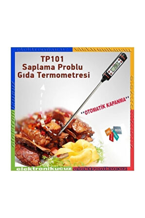 Dijital Gıda Mutfak Termometresi Sıcaklık Ölçer Tp-101