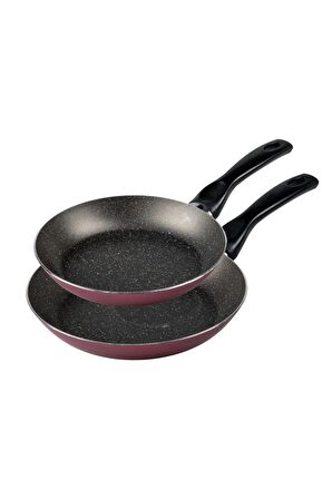Papilla Granit 2'li Tava Set 20-24 Cm