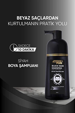 Softto Plus Tüm Saçlar İçin Siyahlaştırıcı Şampuan 350 ml