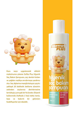Softto Plus Hijyenik Saç Bakım Şampuanı 150 ml